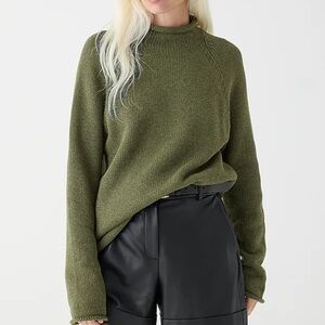 J Crew 1988 heritage cotton Rollneck™ sweater